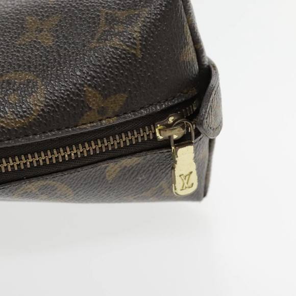 LOUIS VUITTON Monogram Trousse Demi Ronde Cosmetic Pouch M47520 LV Auth 94325 - Picture 8 of 16